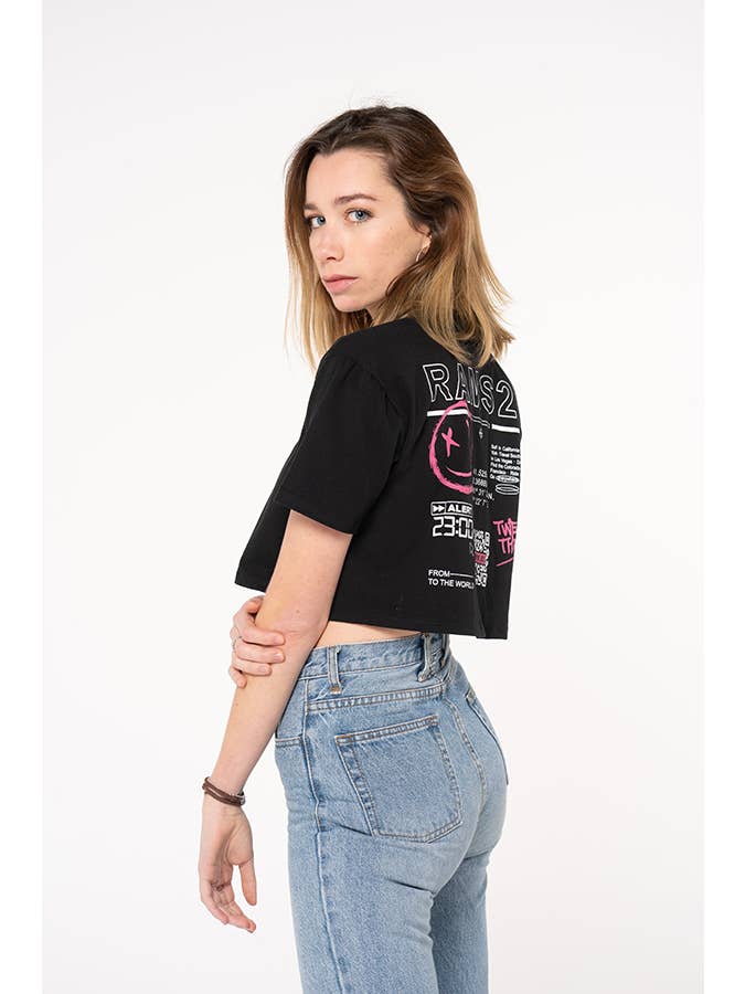 RAMS 23 - Wholesale Screen Printed T-Shirt - Women's - QR t-shirt.3