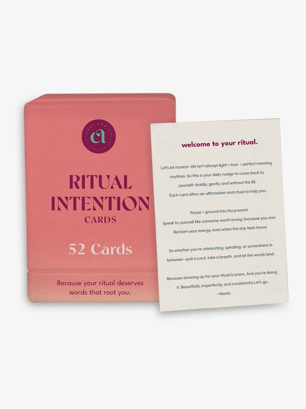 Ritual Intention Cards (52-Card Deck) for wholesale by Chai Tonics Global