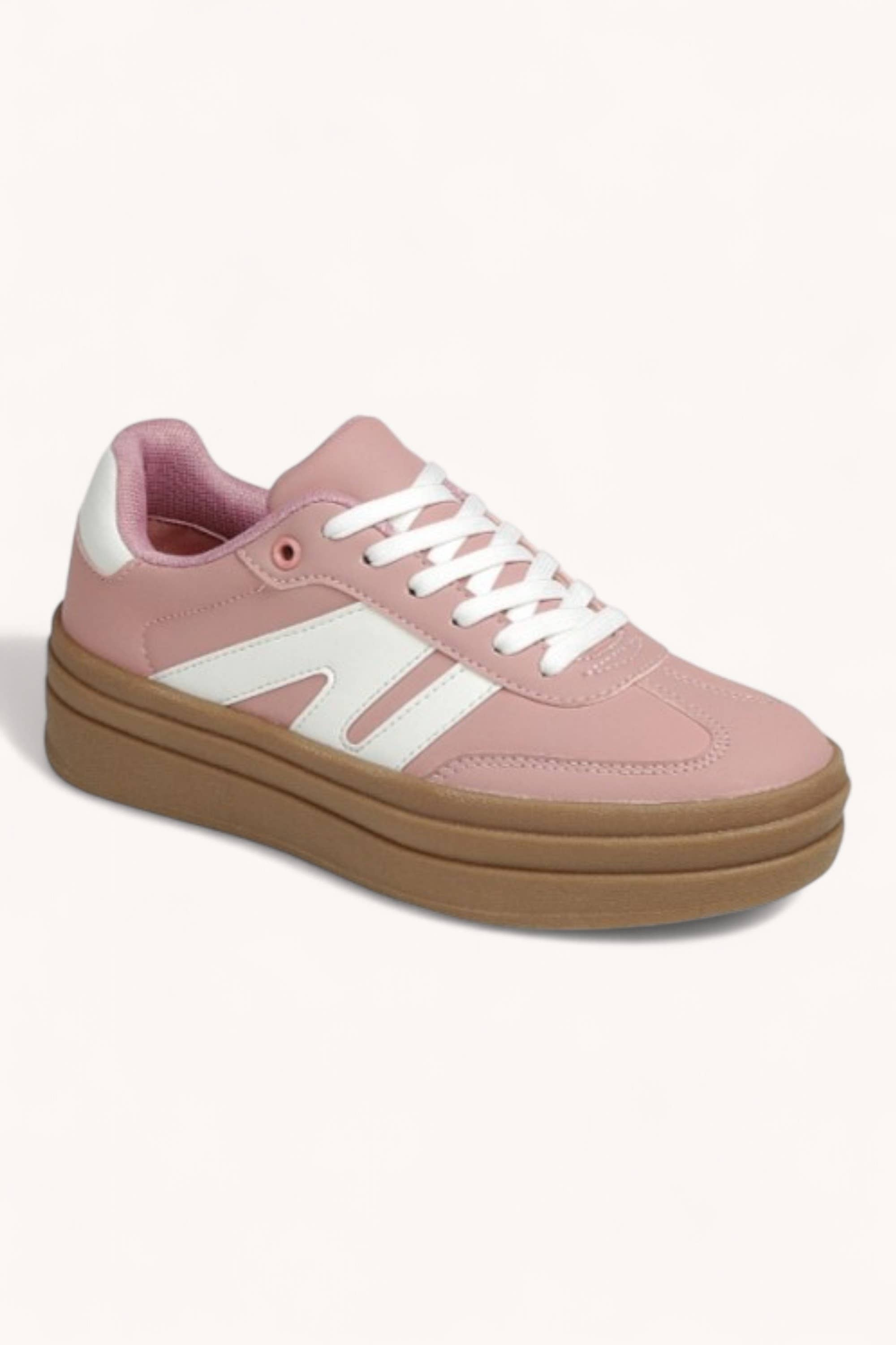 CCOCCI - Vente Baskets tendance – femme - BASKETS À PLATEFORME À BLOCS DE COULEURS TOPPING-0512