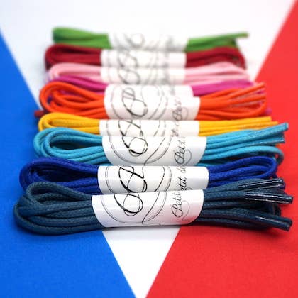 Petit détail - Wholesale Shoelaces - Unisex - Starter-pack waxed shoelaces - brown & solid - 34 pairs2
