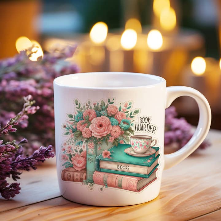 11oz Bokhamstrare Keramikkopp för wholesale av Kolor Wonder Crafts