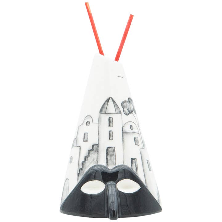 City Fragrance B/W II Size H 15cm for wholesale by Terre di Scirocco