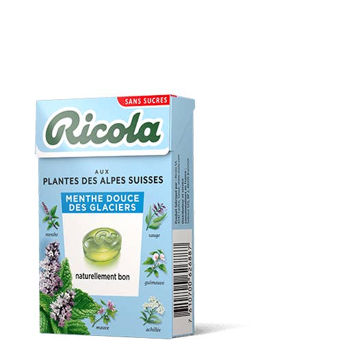 123bonbon - Wholesale Hard Candy - RICOLA - Swiss Herbal Candies - Glacier Mint