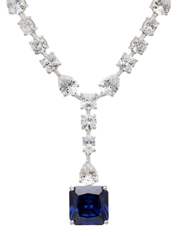 Collier Penelope Tanzanite Statement en argent pour la vente par Latelita