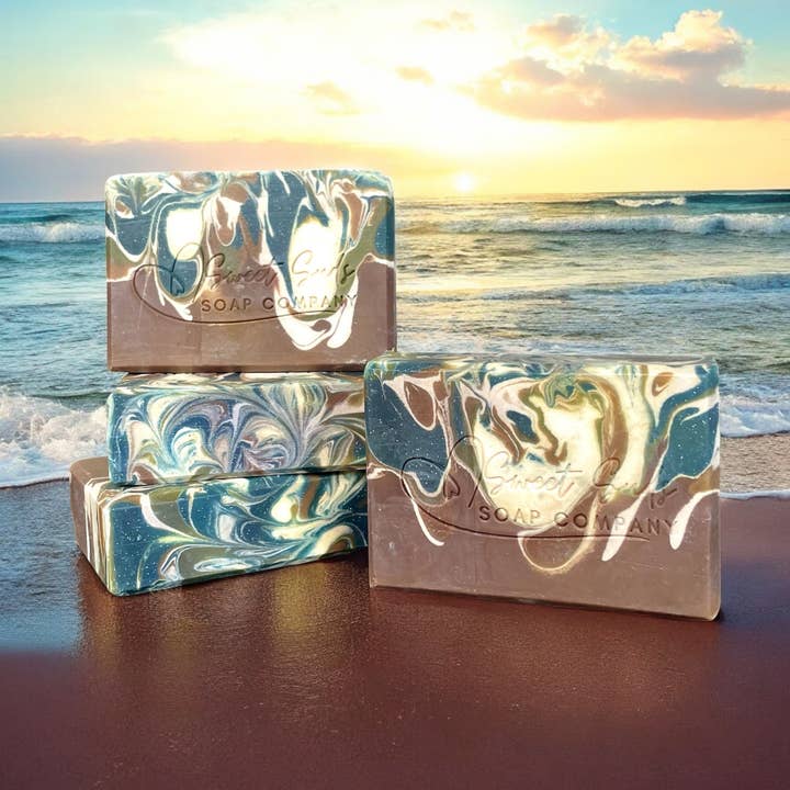 Mahogany Sands Goat Milk Soap for wholesale by Sweet Suds Soap Company