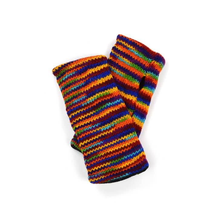 Wool Striped Retro Wristlet-04656 for wholesale by Nusantara Inc.