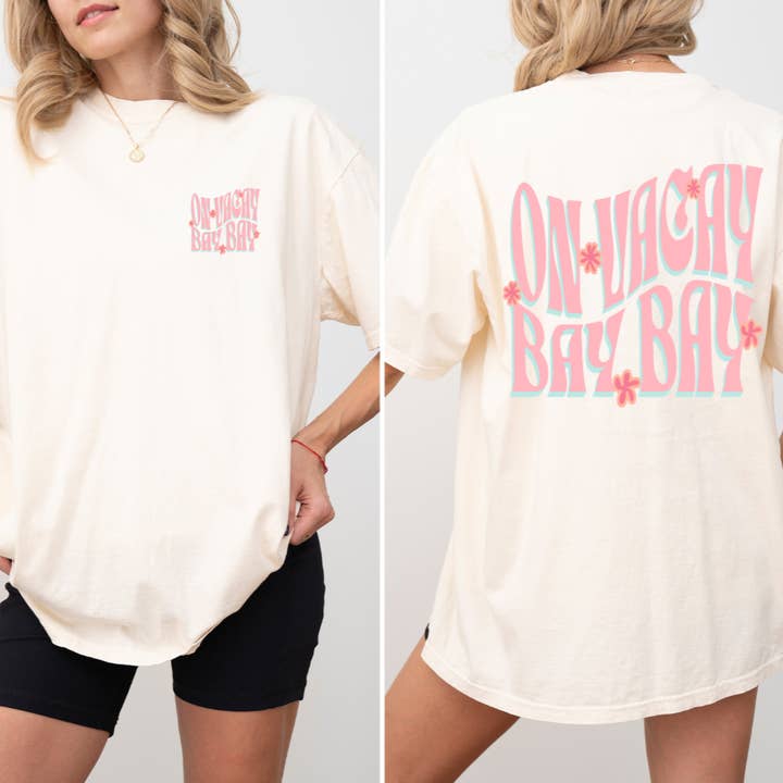 Stitch Me In - Wholesale Screen Printed T-Shirt - Women's - On Vaycay Baybay