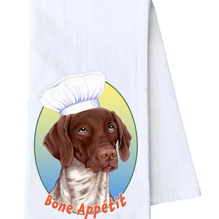 Best of Breed Products - Wholesale Tea Towel - German Shorthair Pointer - Tea Towel 100% Cotton