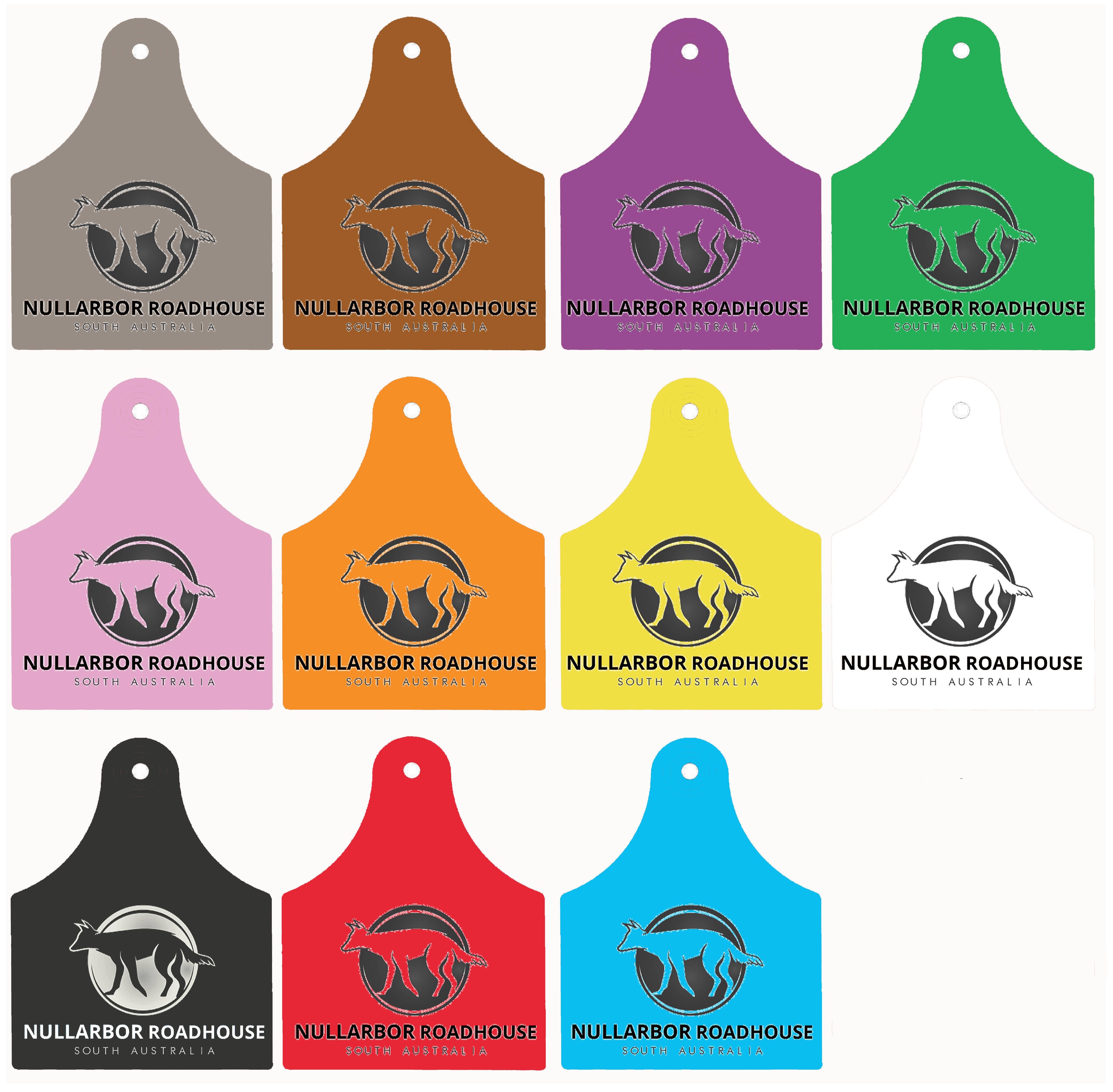 Veelkleurig Rundveetag Sleutelhanger voor groothandel op Faire2