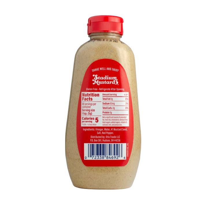 Otis Foods - Wholesale Mustard - Stadium Mustard - 12oz Bottle1