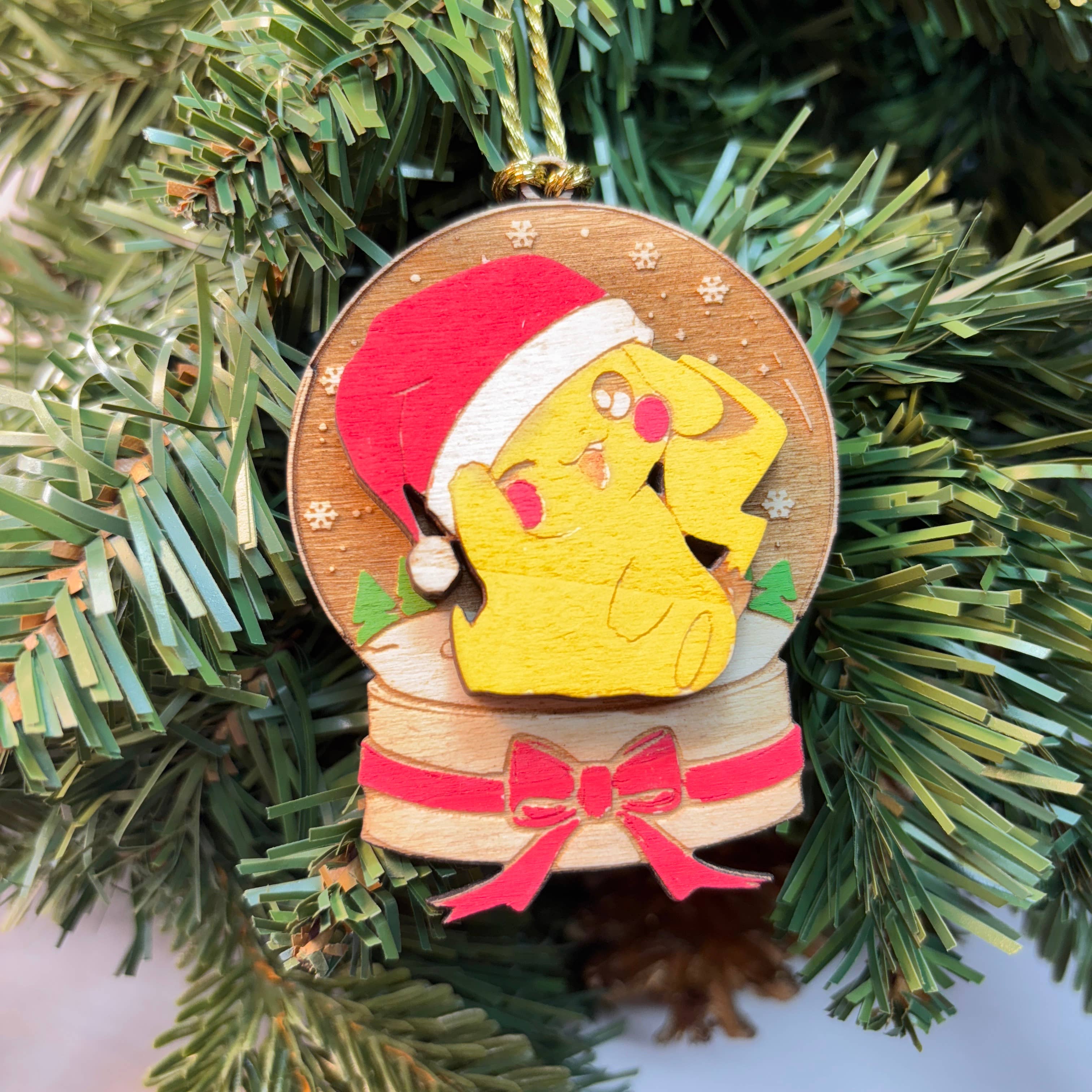 Studio Rima - Wholesale Ornament Set - Pokémon Christmas Ornaments - 30pcs - Wooden Ornaments4