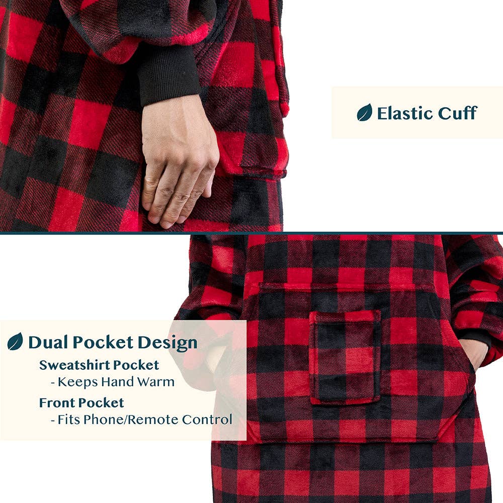 Pavilia - Wholesale Throw Blanket - Neck Warmer Sweatshirt Hoodie Blanket27