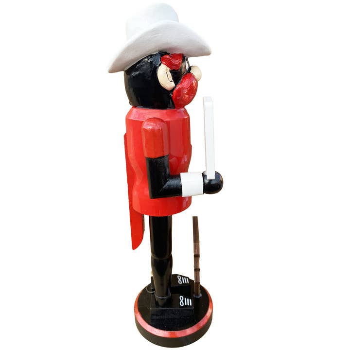 Santa’s Workshop Inc. - Wholesale Holiday Nutcracker - 12" Texas Tech Beware of the Red Raiders Nutcracker4