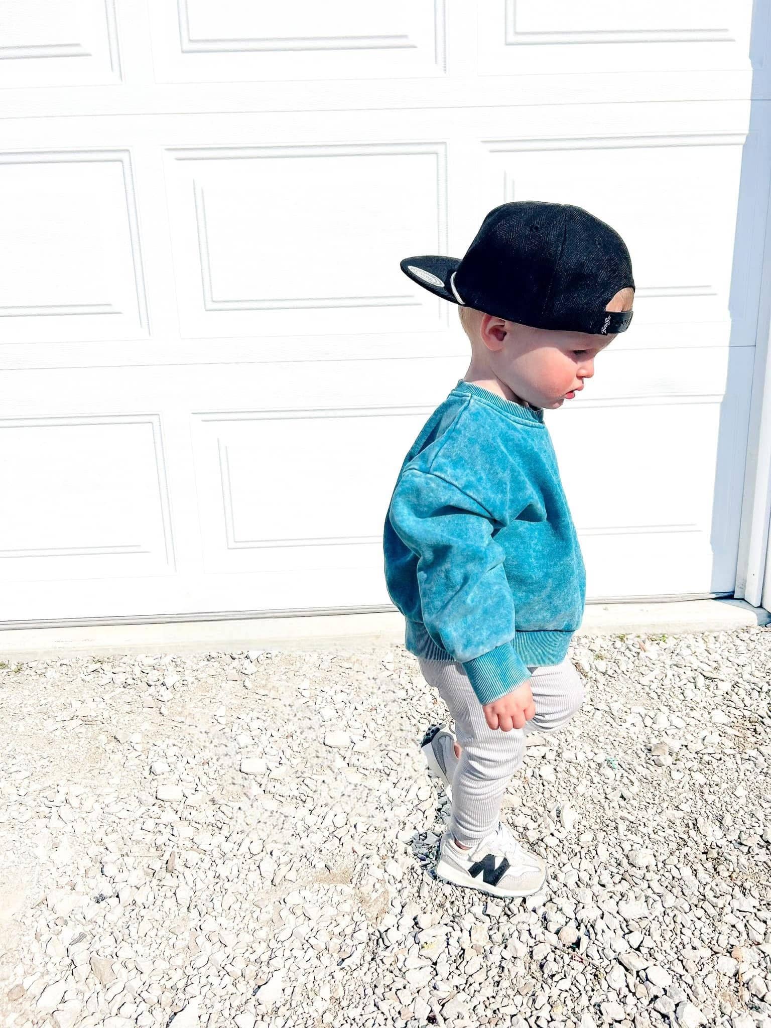 Lettie Grays Clothing - Vente Pantalon – bébé - Leggings en bambou côtelé | Gris cendre4