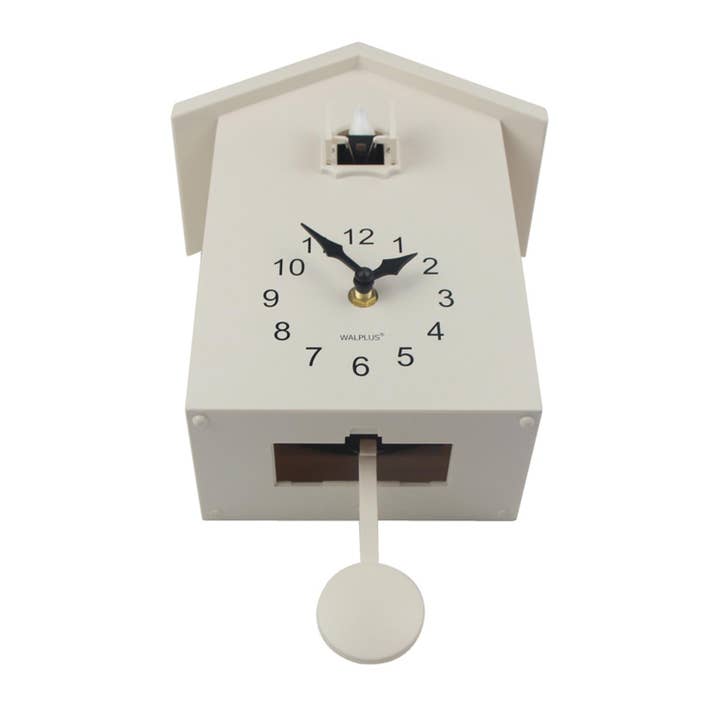 Walplus - Wholesale Wall Clock - White Cuckoo Clock - Yellow Window23