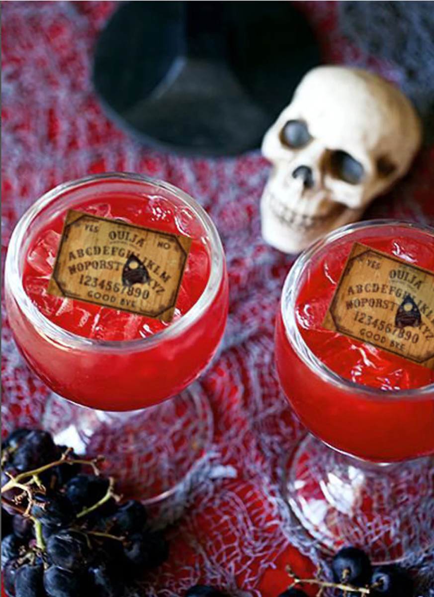 Homespun Parties - Wholesale Drink Topper - Halloween Ouija Board, Edible Drink Toppers Party Decor0