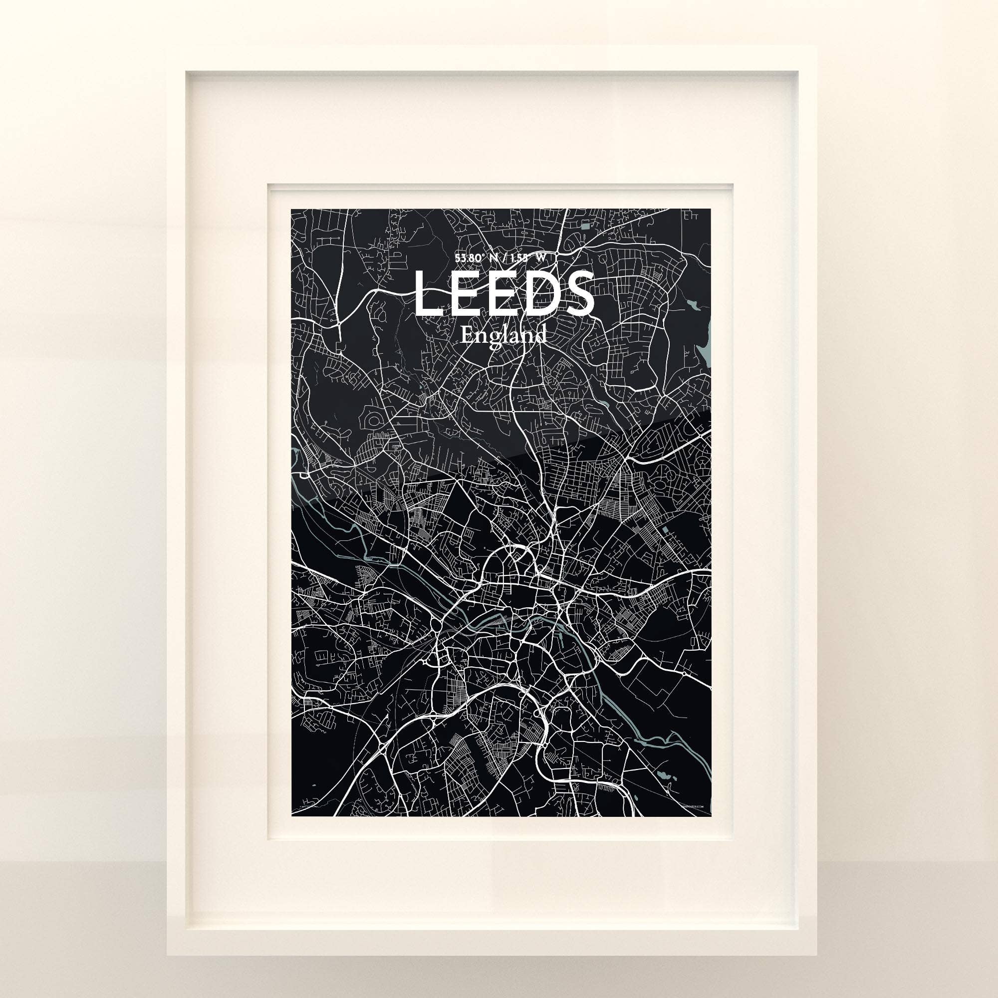 OurPoster.com – wholesale Poster – Leeds karta affisch185