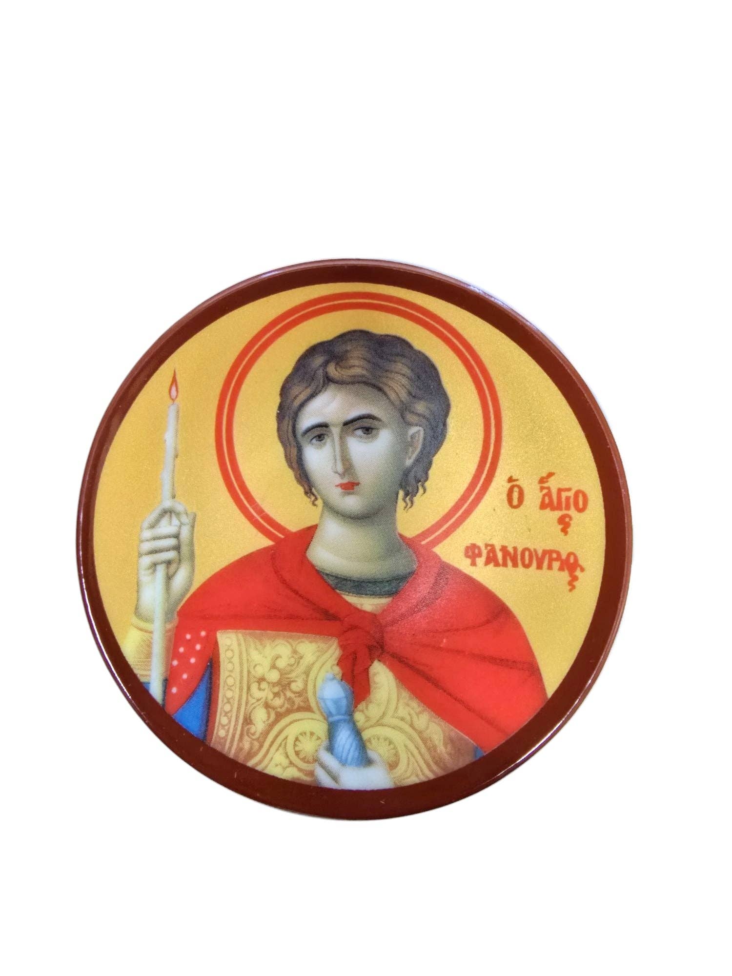 2 Greeks Inc – Großhandel Magnete – Orthodoxe byzantinische Ikonen-Keramikmagnete – Lebendig & Einzigartig3