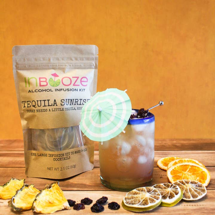 Kit de cócteles con infusión de alcohol Tequila Sunrise para venta al por mayor de InBooze