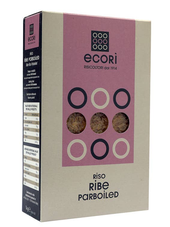 Italian Ribe Parboiled Rice 1kg for wholesale by ECORI' AGRICOLA SRL