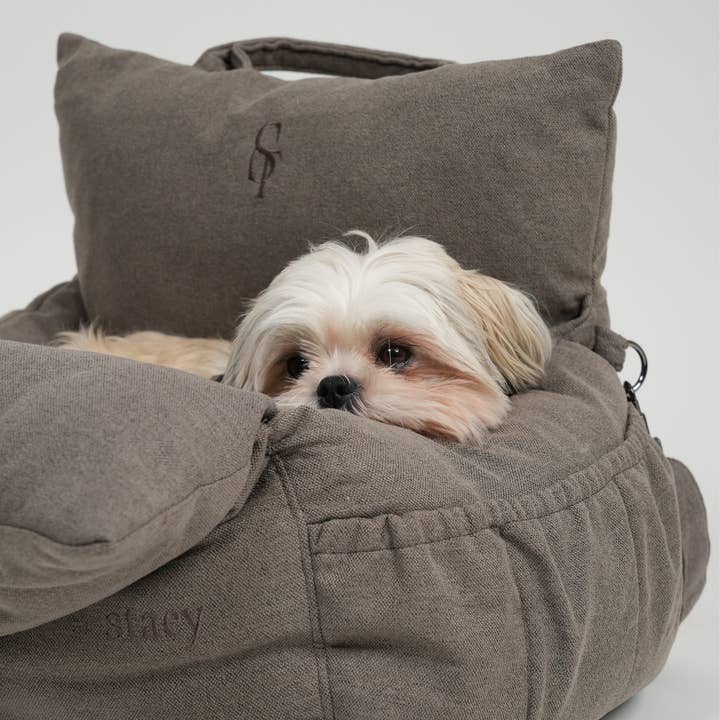 Staey – wholesale Transportbur – Hund – Bilbarnstol Lara | Taupe