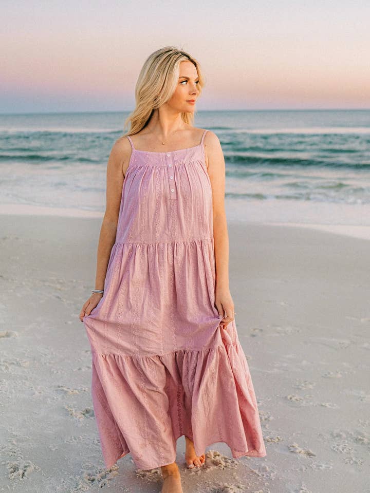 Women's Keepsake Lilac Maxi for wholesale by Love and Grow Clothing Co