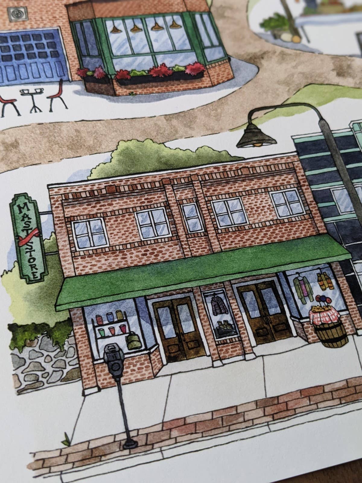 Papermill Creative - Wholesale Art Print - Boone, North Carolina watercolor art print6