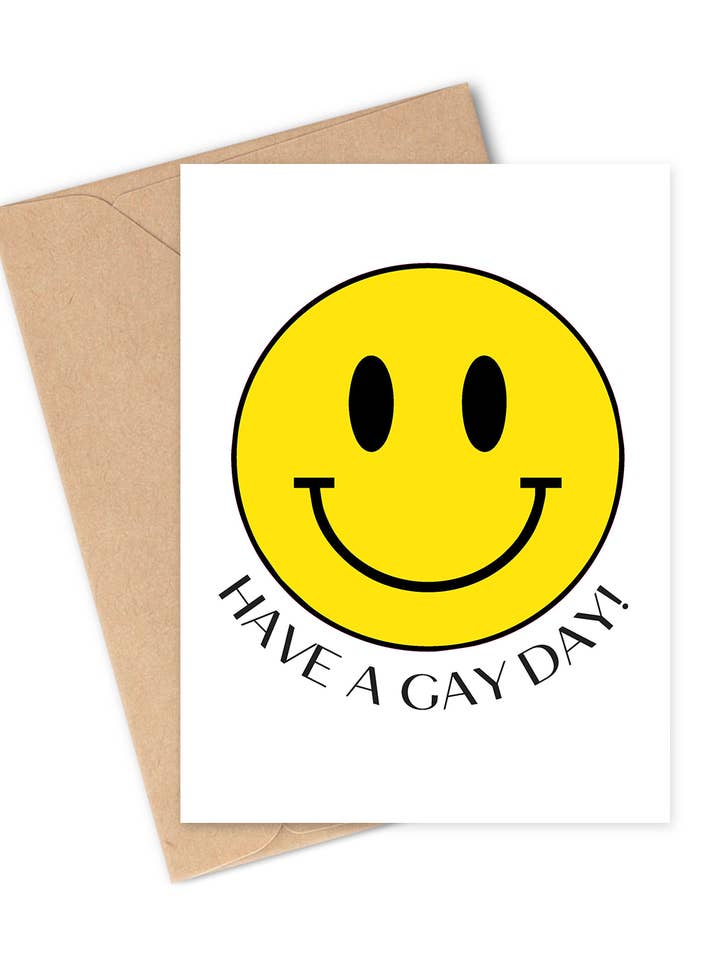 HAR EN GAY DAG Gratulationskort för wholesale av Two Brides Presents