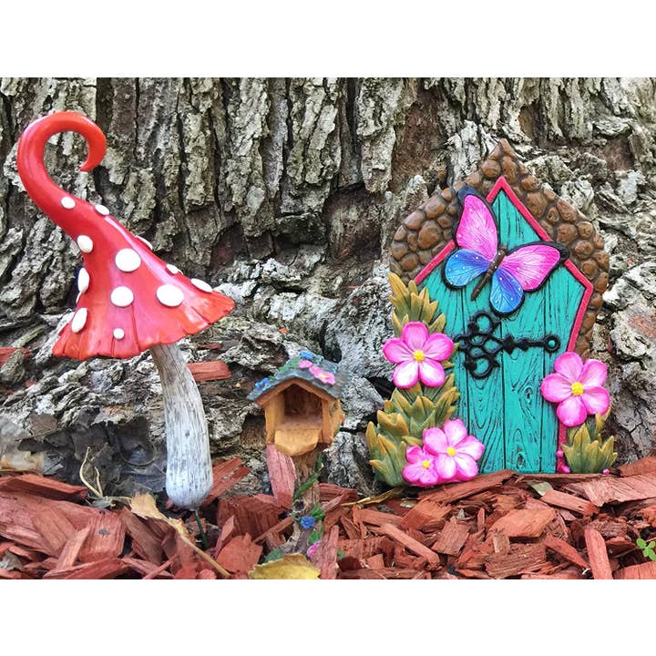 GlitZGlam - Wholesale Outdoor Ornament/Decor - GlitZGlam Miniature Fairy Mailbox for The Enchanted Garden