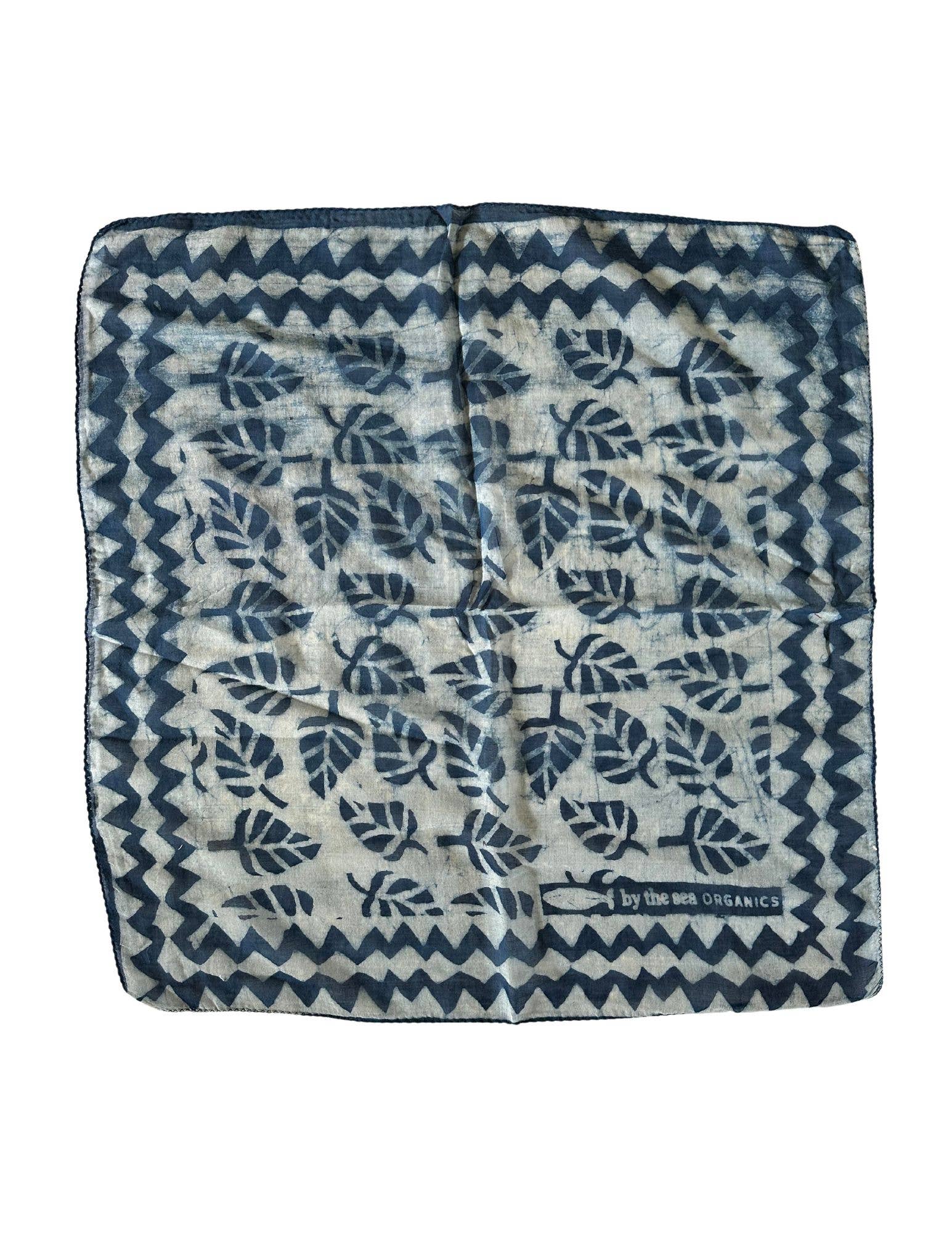 By The Sea Organics – wholesale Bandana – Women's – Indigo Bandana7