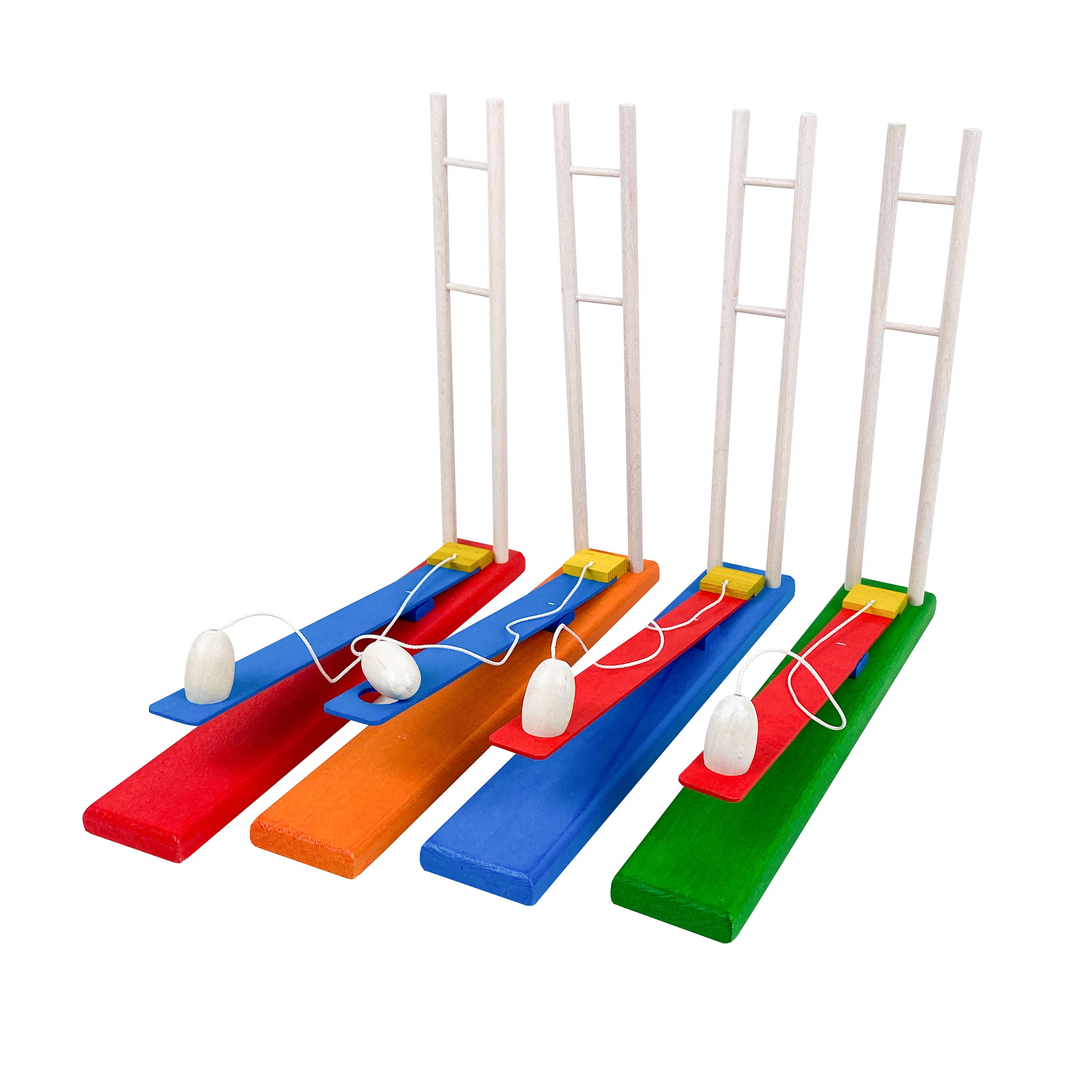 BASS&BASS - Wholesale Wood Toy - Kids - Rugby (Set of 4) - Made in France - Wooden toy0