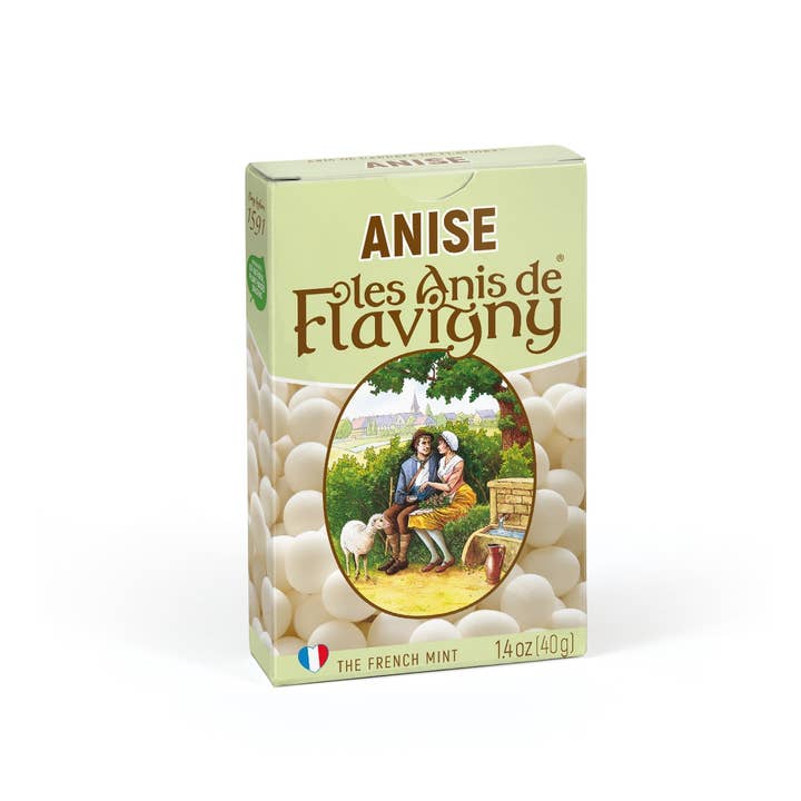 SWISS IMPORTS - Wholesale Hard Candy - Les Anis de Flavigny Anise Mint 40g1