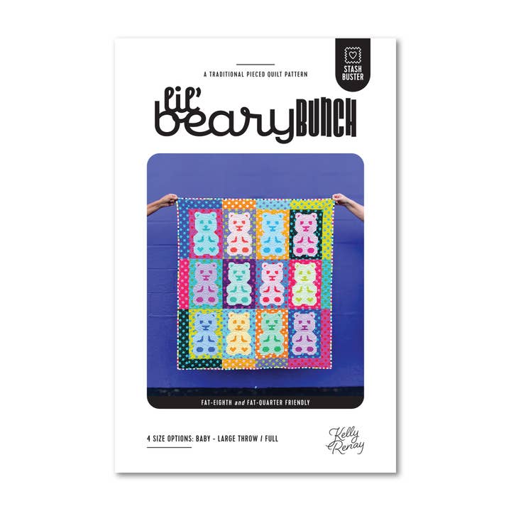 Lil' Beary Bunch Quilt Mønster for engroshandel hos Kelly Renay