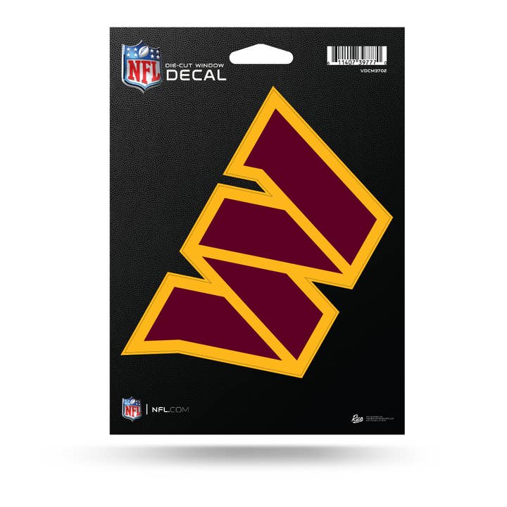 Rico Industries - Wholesale Car Decorative Charm - Unisex - NFL Football Washington Commanders Medium Die Cut Decal