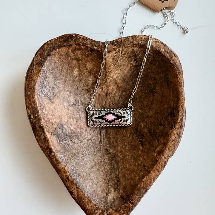 Boho Ranch Shop - Wholesale Pendant/Charm Necklace - Western Aztec Pendant Necklace 1