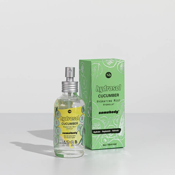 Somebody - Wholesale Face & Body Mist/Water - Cucumber Hydrosols (face & body)