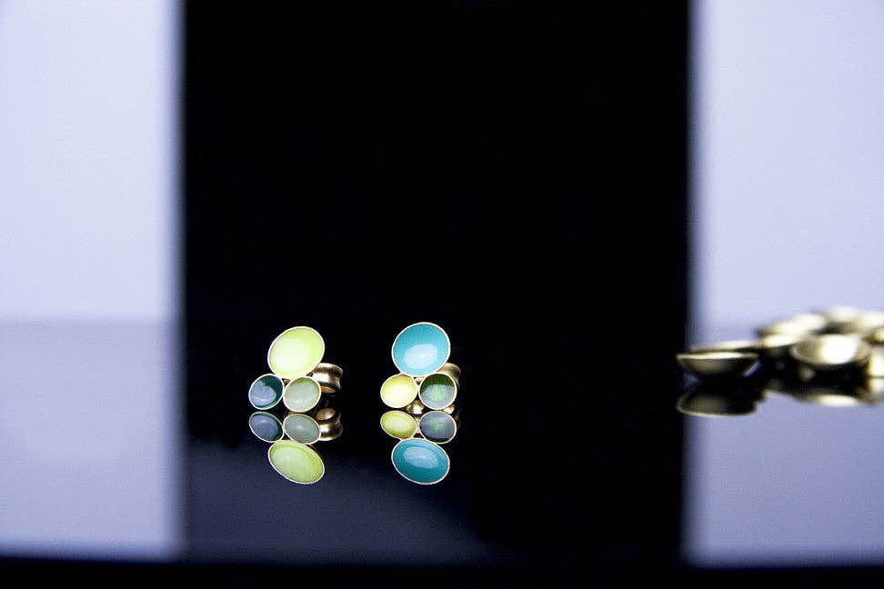 Ginger & VelVet – wholesale Stud/post earrings – S Face Earrings0