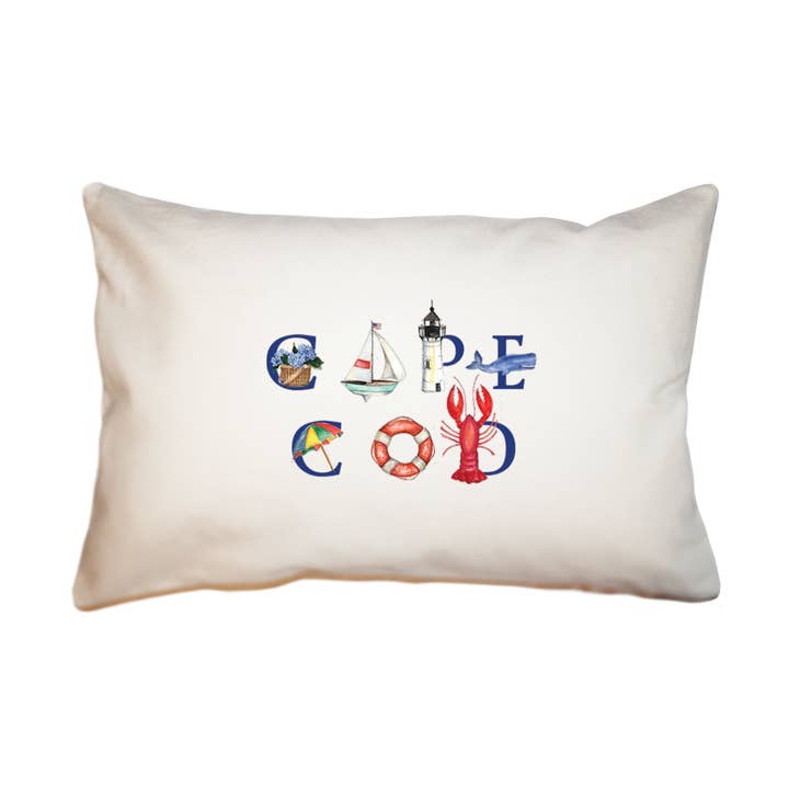 Almohada rectangular grande Cape Cod para venta al por mayor de Tina Labadini Designs