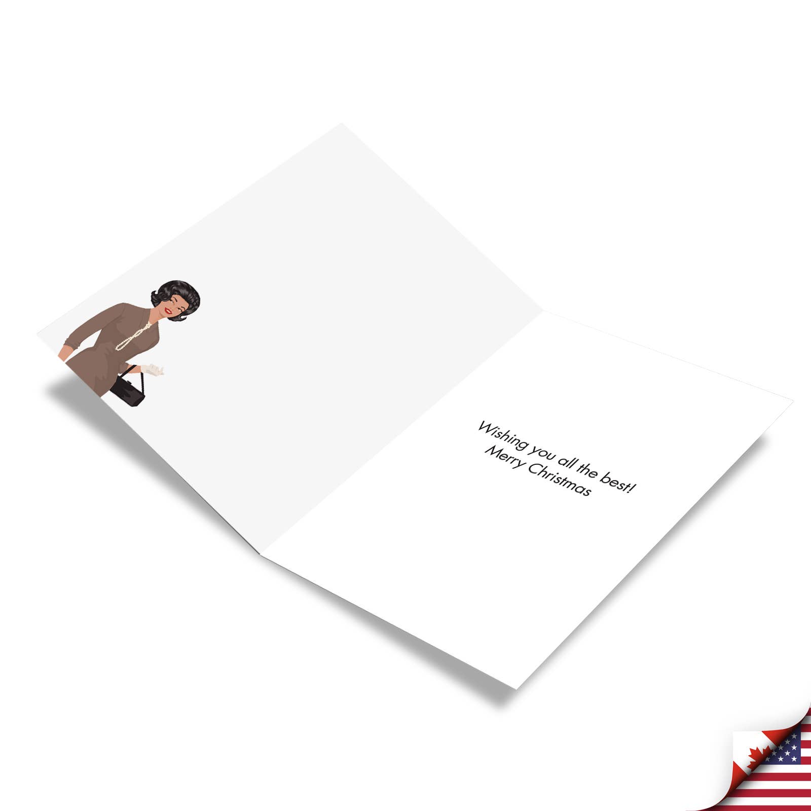 NobleWorks – postal de Natal por atacado – Cartão de Natal - Presentes devolvidos1