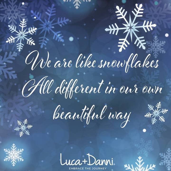 Luca + Danni - Wholesale Bangle Bracelet - AB Frosted Snowflake Bangle Bracelet