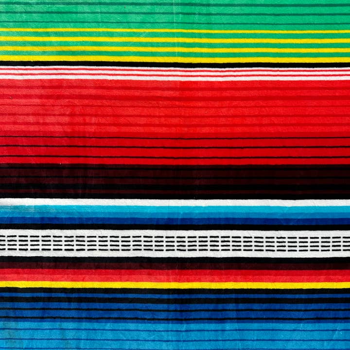 Southwest Serape King Size Super Plush Blanket for wholesale by Sunshine Home Textile