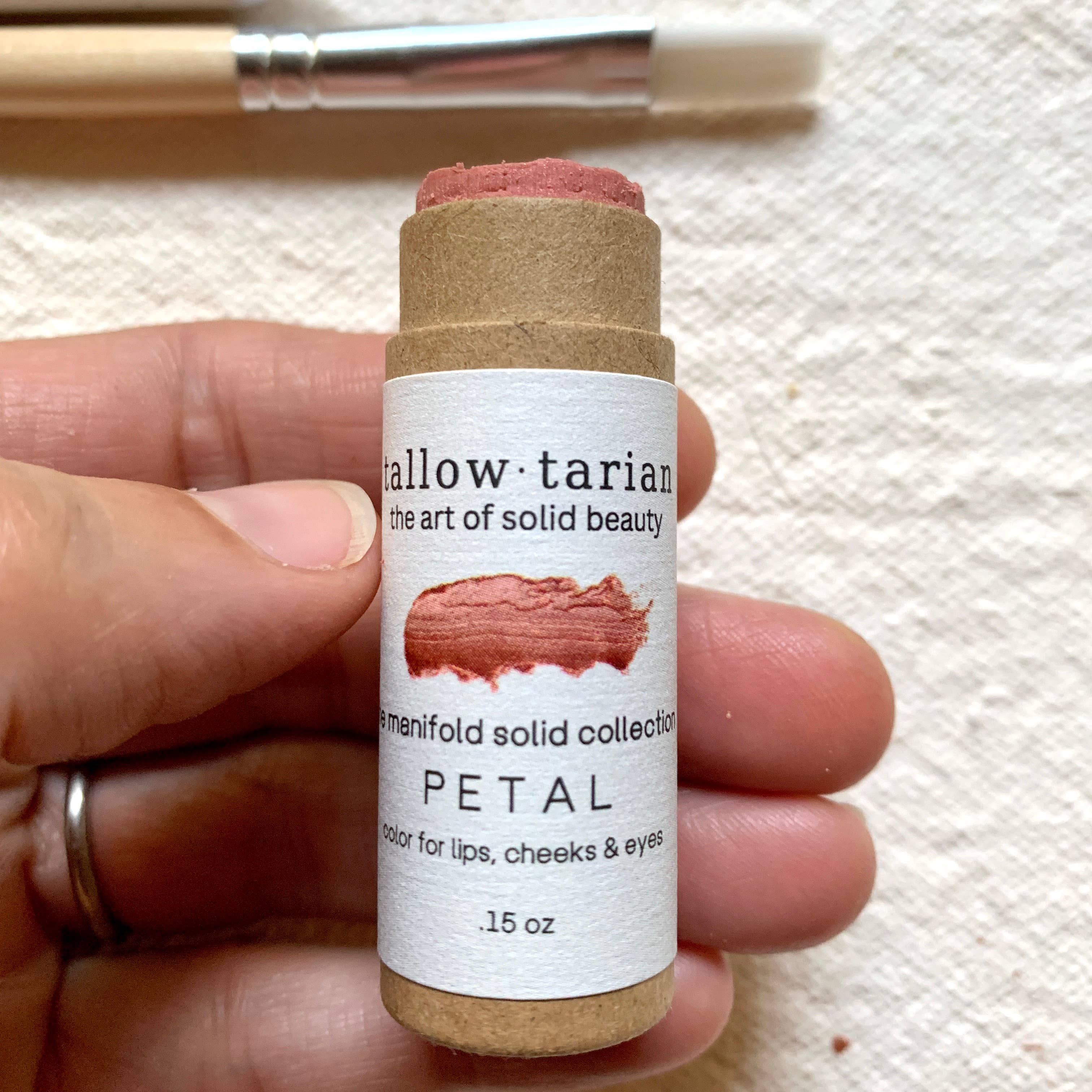 tallowtarian - Vente Encres à lèvres - Le stick solide multi-usage pour lèvres et joues3