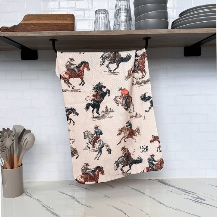 Loom Loom - Wholesale Tea Towel - Rodeo Bandana Reversible1