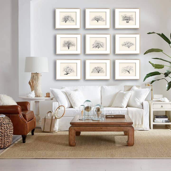 Fly Young Studio - Wholesale Art Print - Lovers' Oak - Pen and Ink Botanical Line Drawing - Tree Art8