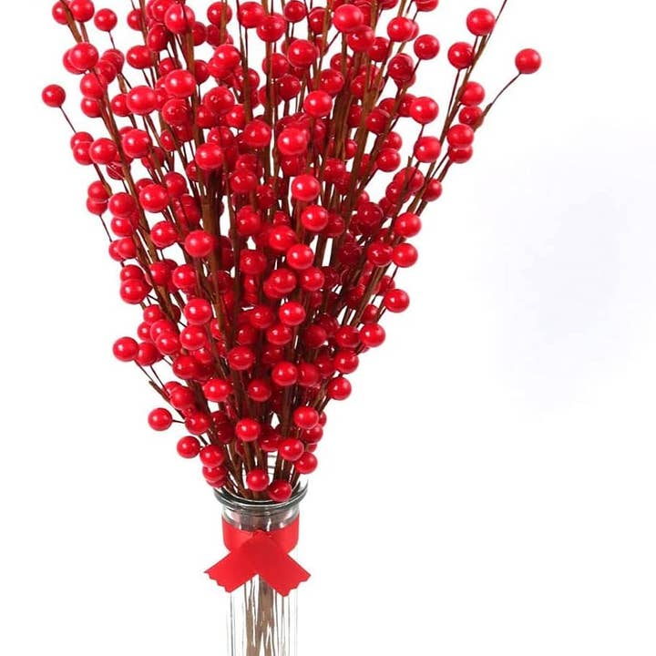 Larksilk - Wholesale Kerstdecoratie - 18" Berry Berries Kunstkerstcollectie3