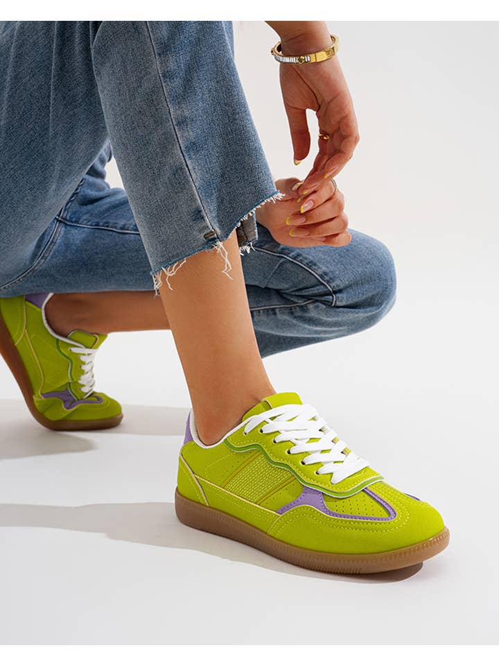 CEREZA – wholesale Vardagssneakers - Dam – Damsneakers i retrostil med kontrastfärger för vardagsbruk10