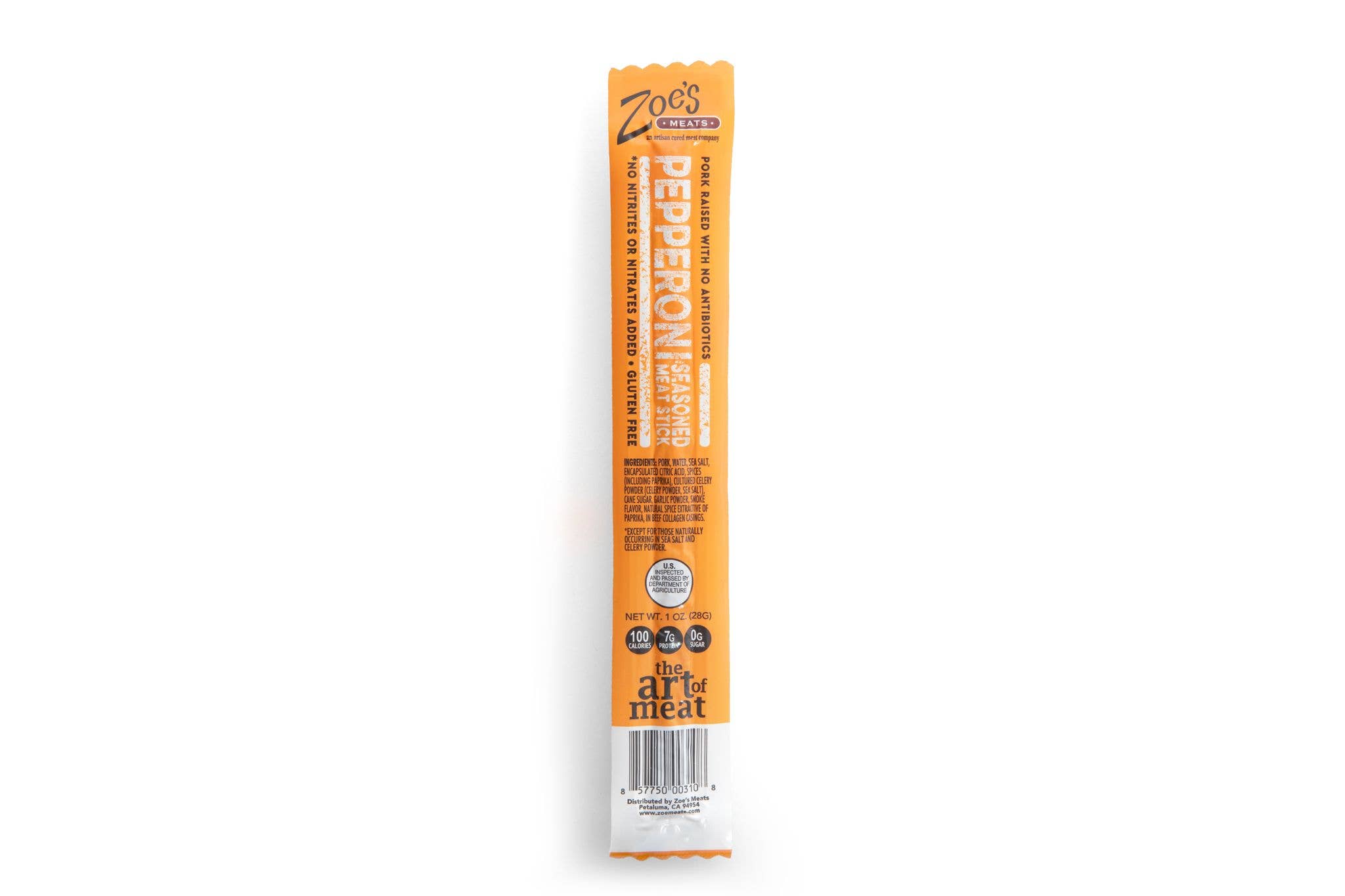 Zoe's Meats - Wholesale Jerky - Zoe's Meats Pepperoni Meat Sticks, 1oz1
