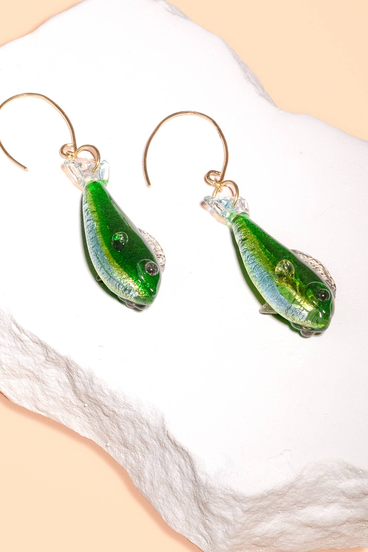 Peter and June - Vendita all'ingrosso Orecchini pendenti - Orecchini Catch of the Day in vetro di Murano soffiato a mano1