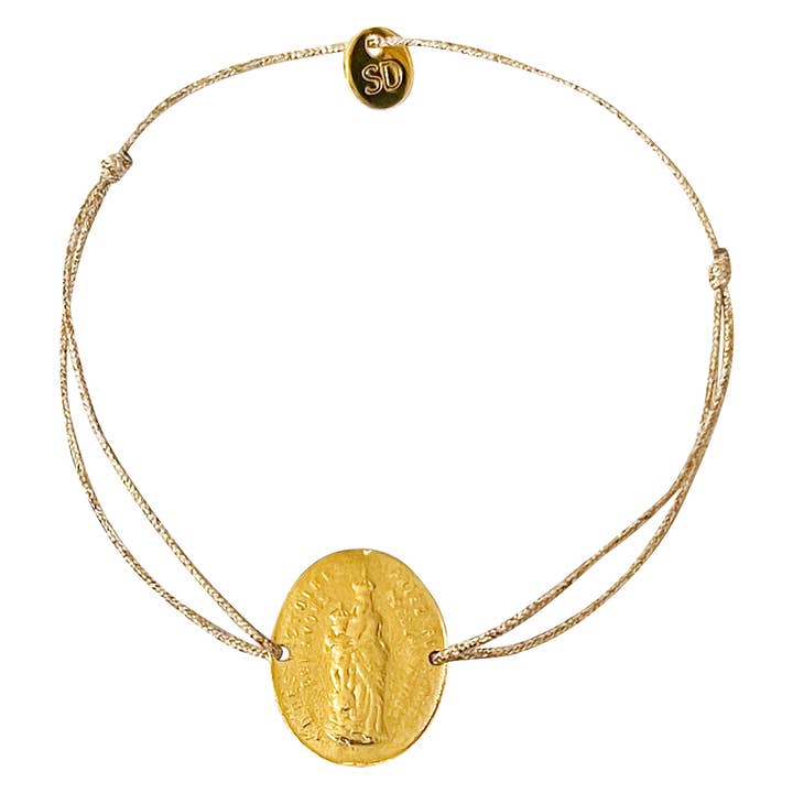 Sophie Deschamps Bijoux - Wholesale Charm/Dangle Bracelet - Calliope medal bracelet (BAT85)