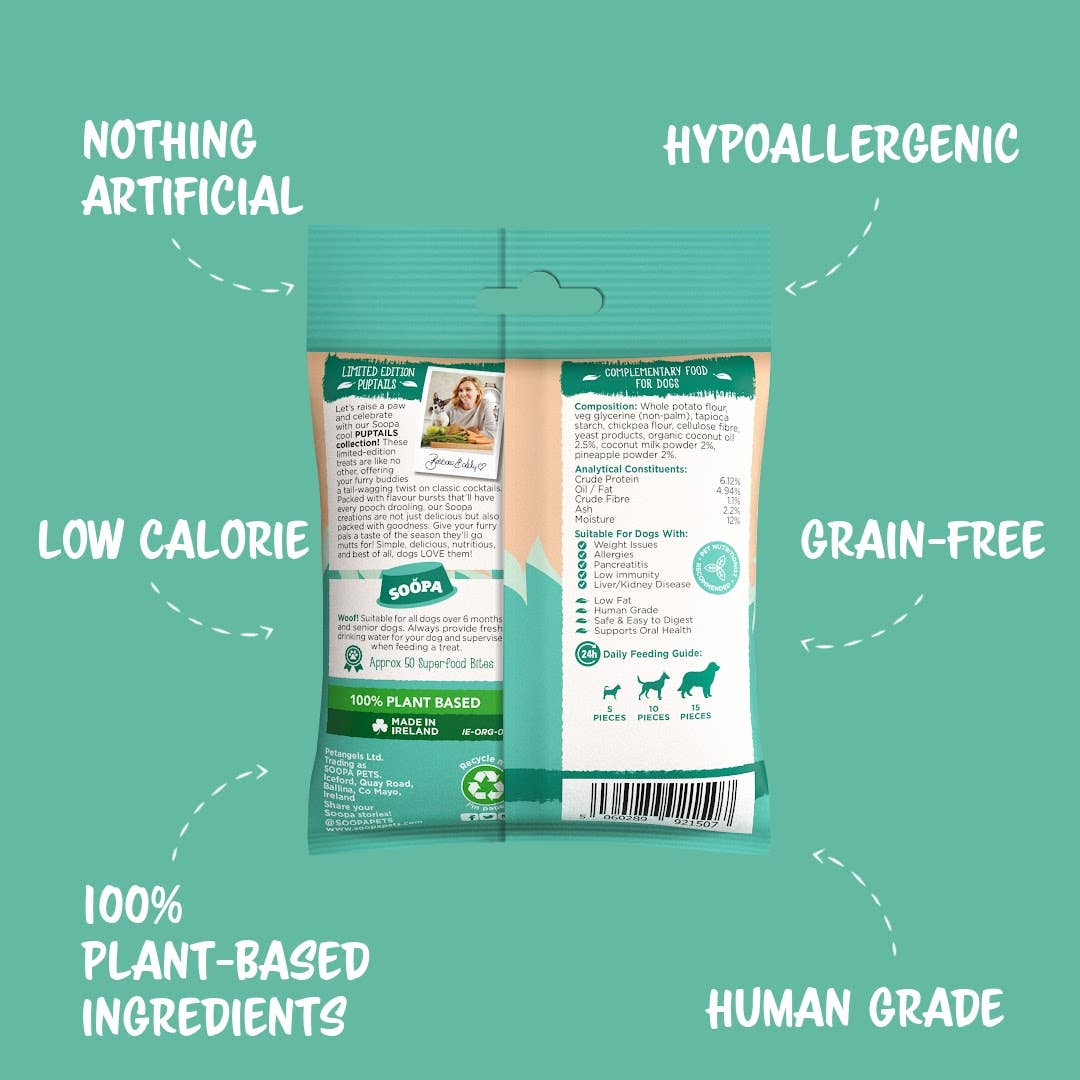 Soopa Europe - Wholesale Pet Treats - Dog - Paw-Na Colada Dog Treats2